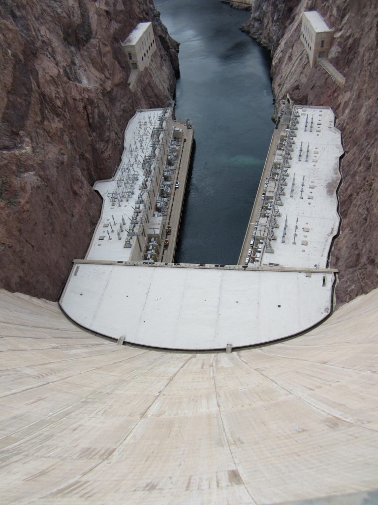 View from top of Hoover Dam